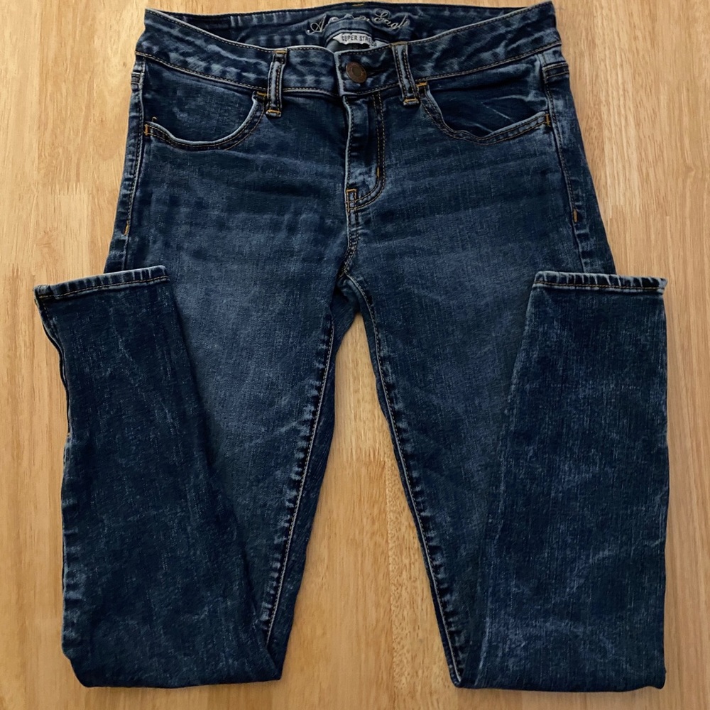American Eagle skinny jeggings, ankle zip